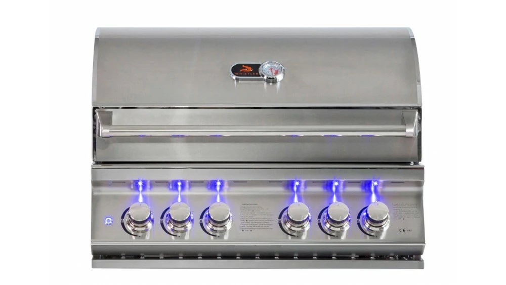 Whistler Grills - Burford 4 Built In Gas BBQ - Free Cover & Rotisserie 3 Whistler Grills - Burford 4 Built In Gas BBQ - Free Cover & Rotisserie