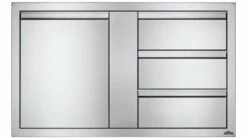 Napoleon Stainless Steel Built In Door And Drawer Combo - BI-3624-1D3DR