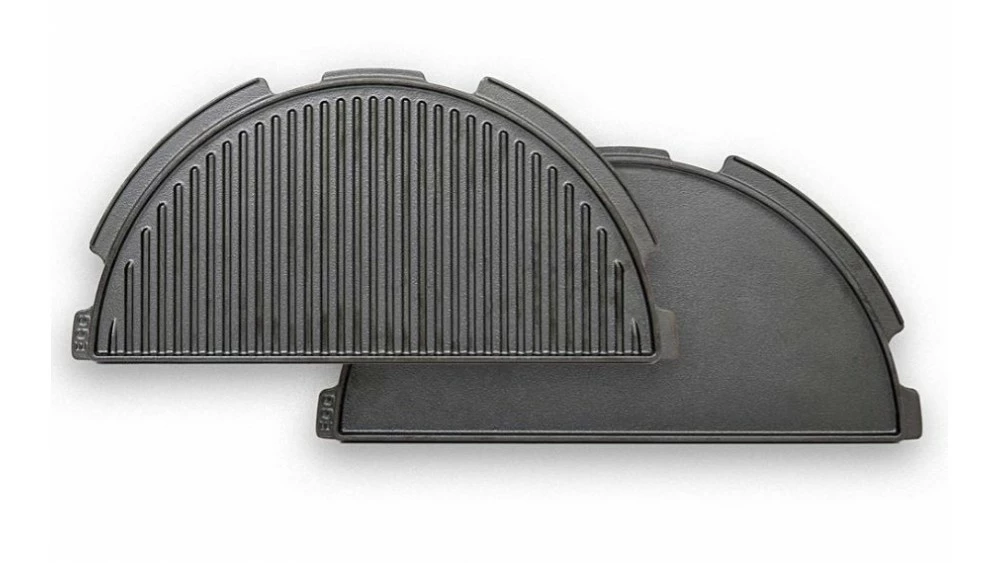Big Green Egg - Cast Iron Plancha Griddle (Half Moon) For Large EGGspander 122988 3 Big Green Egg - Cast Iron Plancha Griddle (Half Moon) For Large EGGspander 122988