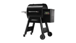 Traeger - Ironwood D2 650 Pellet BBQ - Free Cover And Front Folding Shelf -UK BBQ Sales 2024 Ironwood 650 Hero Angled 1000x563 1