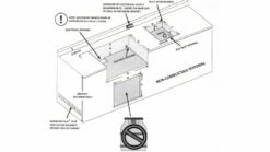 Napoleon BILEX605RBIPSS-CE Built In Gas BBQ -UK BBQ Sales 2024 LEX48520Built20in20install20dimensions 1000x563 1