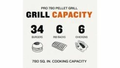Traeger - Pro D2 780 Pellet BBQ - Free Cover & Folding Front Shelf -UK BBQ Sales 2024 Pro20780 1000x563 1