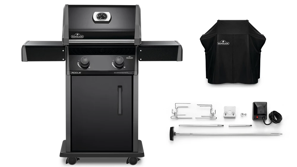 Napoleon Rogue R365PK-1-GB Gas BBQ - Free Cover & Rotisserie 3 Napoleon Rogue R365PK-1-GB Gas BBQ - Free Cover & Rotisserie