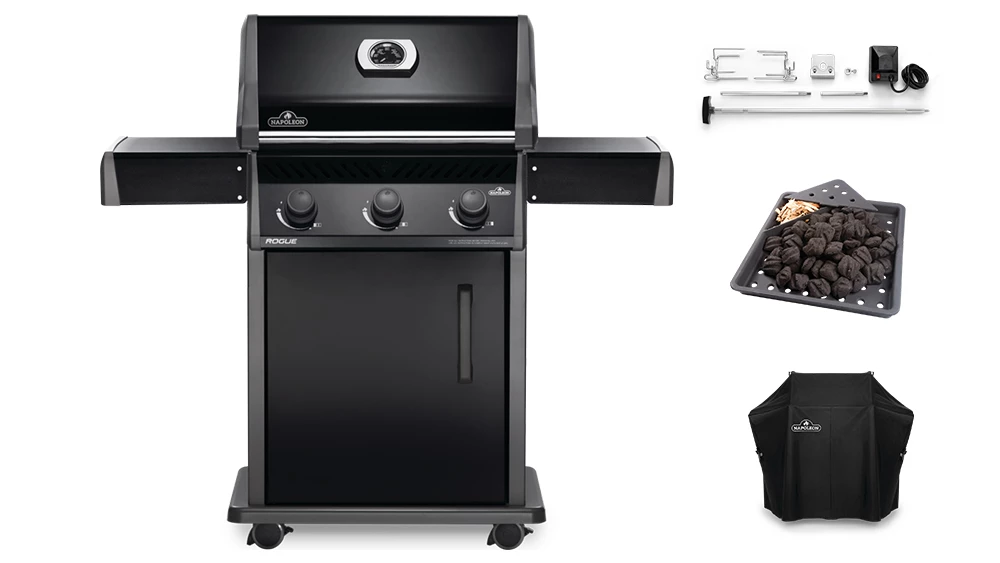 Napoleon Rogue R425PK-1-GB Gas BBQ - Free Cover & Accessories 3 Napoleon Rogue R425PK-1-GB Gas BBQ - Free Cover & Accessories