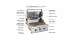 Sunstone Ruby Series 3 Burner Built In Gas BBQ 20 Sunstone Ruby Series 3 Burner Built In Gas BBQ -UK BBQ Sales 2024 Ruby3B 21 1000x563 1