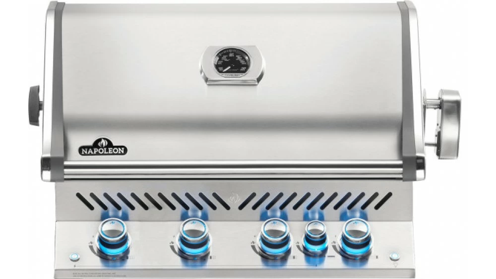 Napoleon Prestige BIPRO500RBNSS-3 Natural Gas Built In BBQ - Free Rotisserie And Cover 3 Napoleon Prestige BIPRO500RBNSS-3 Natural Gas Built In BBQ - Free Rotisserie And Cover