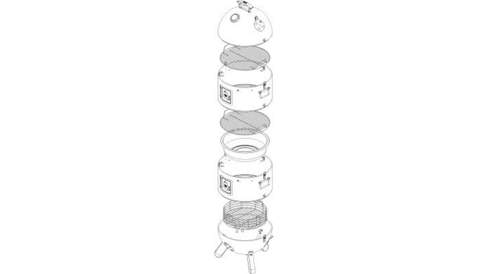 ProQ Excel Charcoal BBQ Smoker 5 ProQ Excel Charcoal BBQ Smoker - Image 3