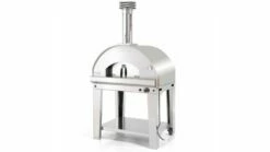 Fontana - Mangiafuoco Gas Pizza Oven With Trolley - Stainless Steel