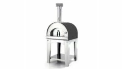 Fontana - Margherita Wood Pizza Oven With Trolley - Anthracite