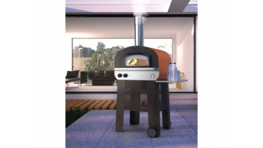 Fontana - Piero Gas & Wood Fire Oven With Trolley 5 Fontana - Piero Gas & Wood Fire Oven With Trolley - Image 3