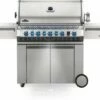 Napoleon Prestige PRO665RSIBNSS-3-GB Natural Gas BBQ - Free Rotisserie And Cover -UK BBQ Sales 2024 pro 665 front lights on 1000x563 1