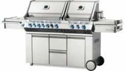 Napoleon Prestige PRO825RSBIPSS-3-GB Gas BBQ - Free Rotisserie And Cover -UK BBQ Sales 2024 pro 825 angled lights on 1000x563 1