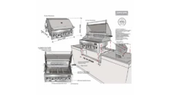 Sunstone Sun Series 4 Burner Built In Gas BBQ -UK BBQ Sales 2024 sun series 4 burner assembly 1 1000x563 1
